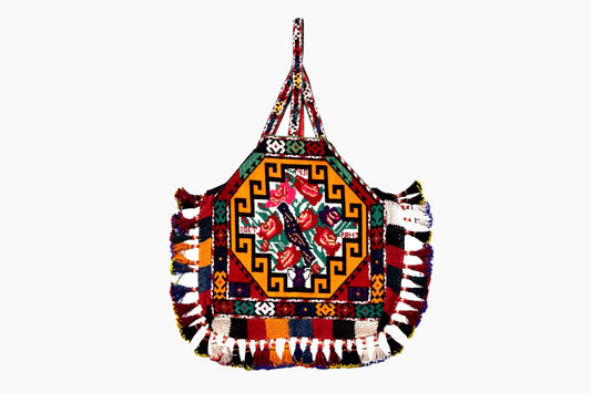 Uzbeki needlepoint nomad bag wall hanging WH45