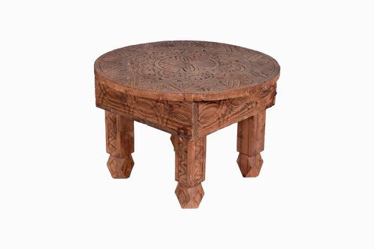 Mesa de madera rústica marroquí Ref 1