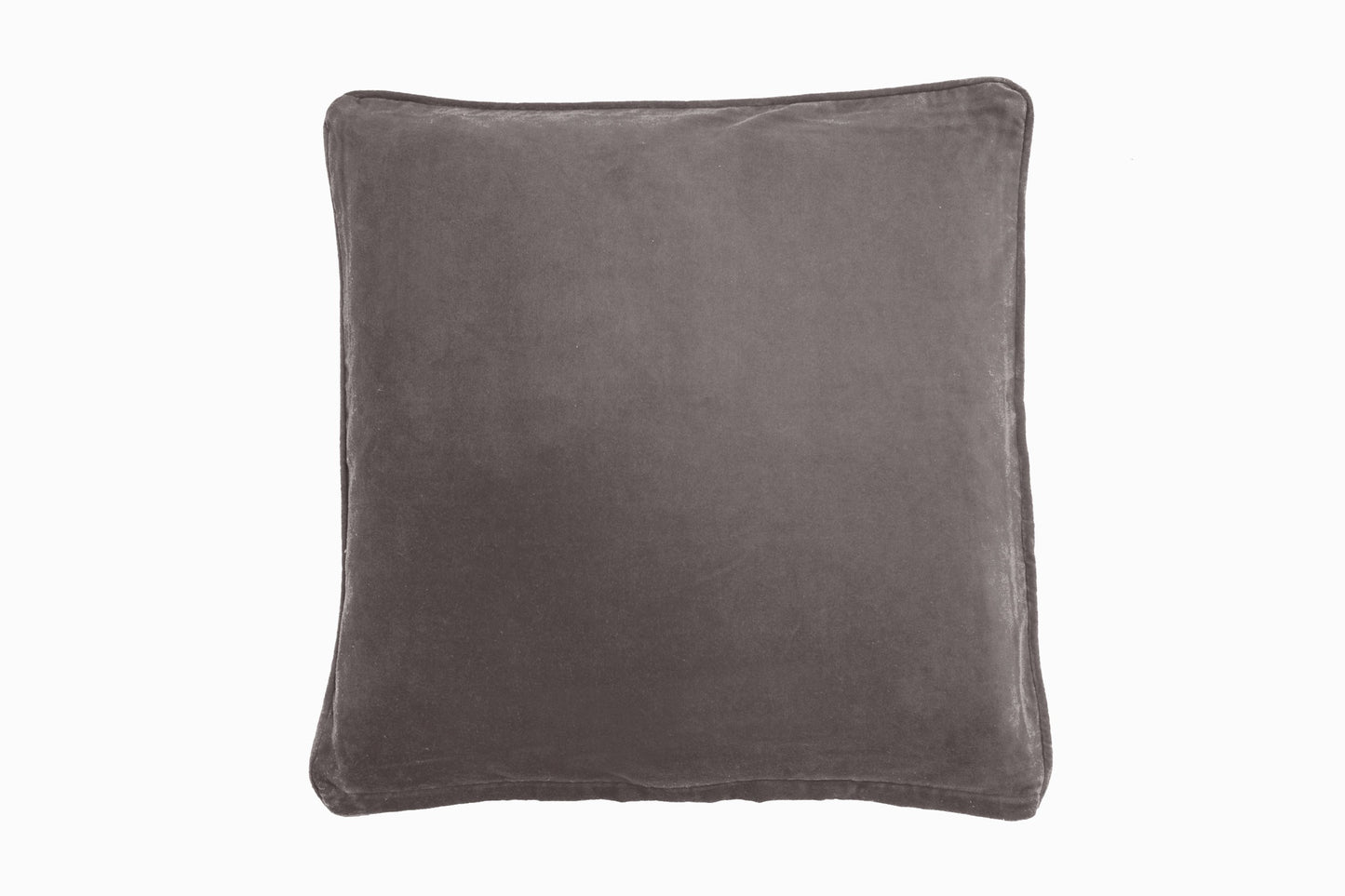 SQUARE VELVET CUSHION soft grey