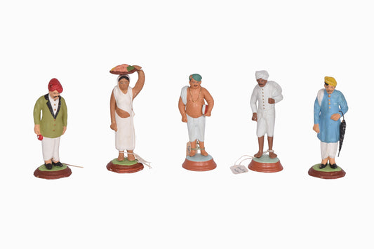 Vintage ceramic Indian miniatures Group 3