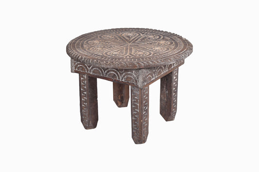 Mesa de madera rústica marroquí Ref 2