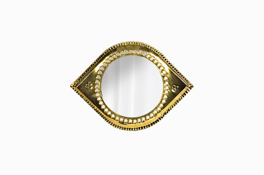 Small mirror eye with holes