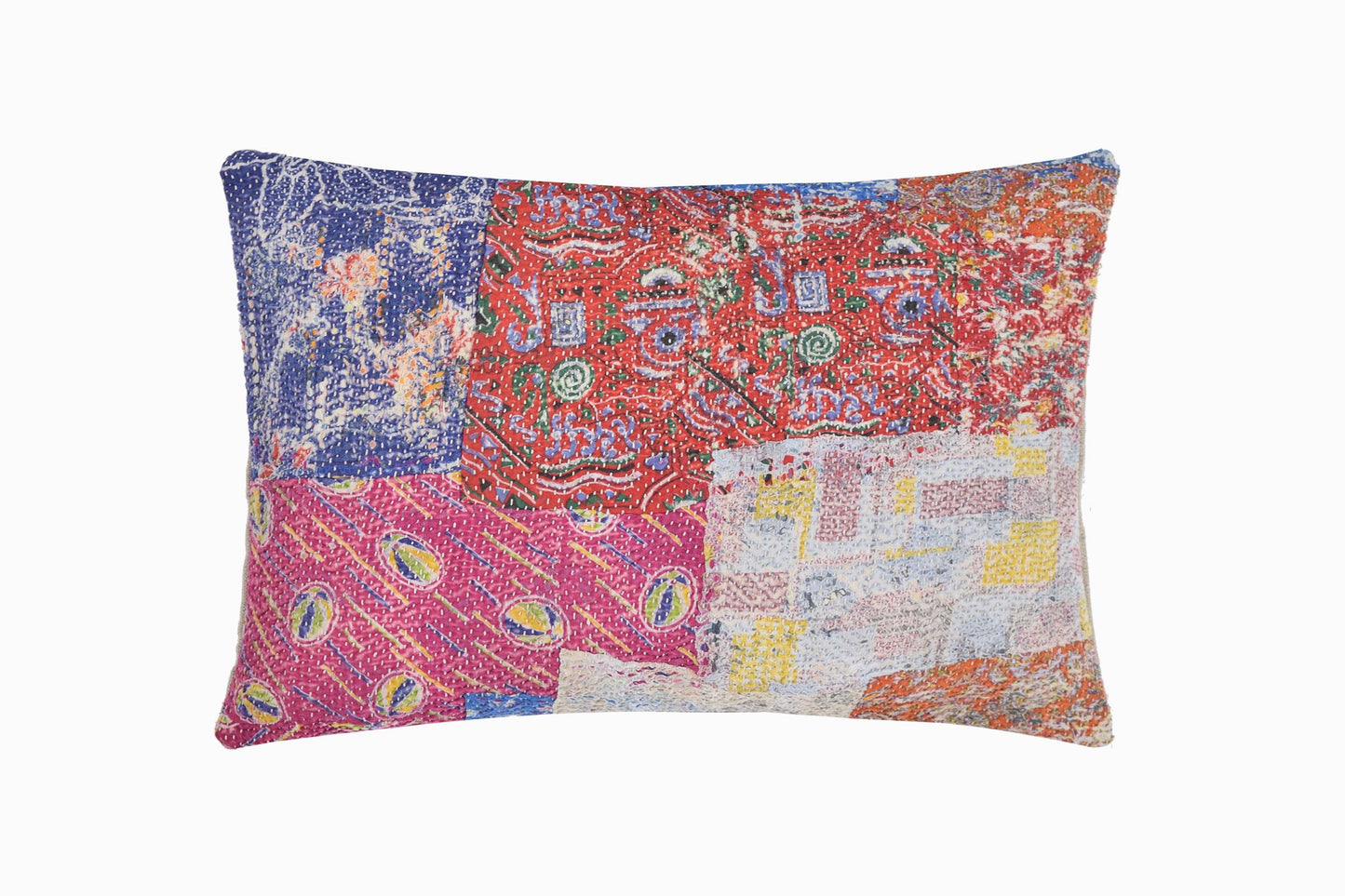 Coussin point Kantha Réf 4