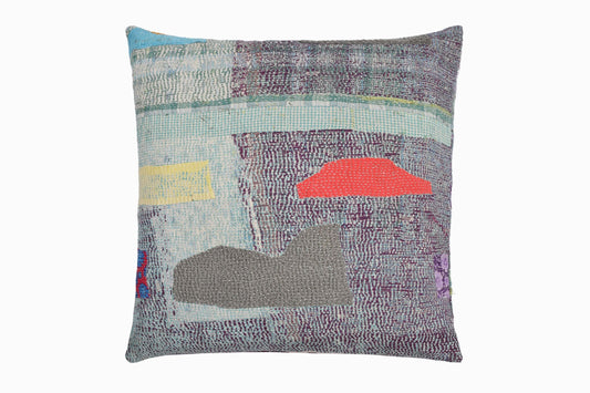 Coussin point Kantha Réf 27