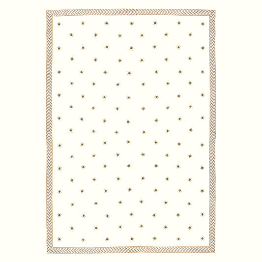 Traditional Raj 2m Wall - Gold Star - Cream