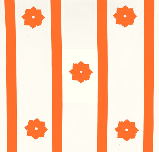 Siesta Walls - Mughal - Cream & Orange