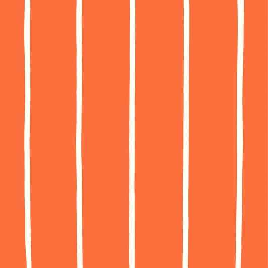 Siesta Walls - Striped - Cream & Orange