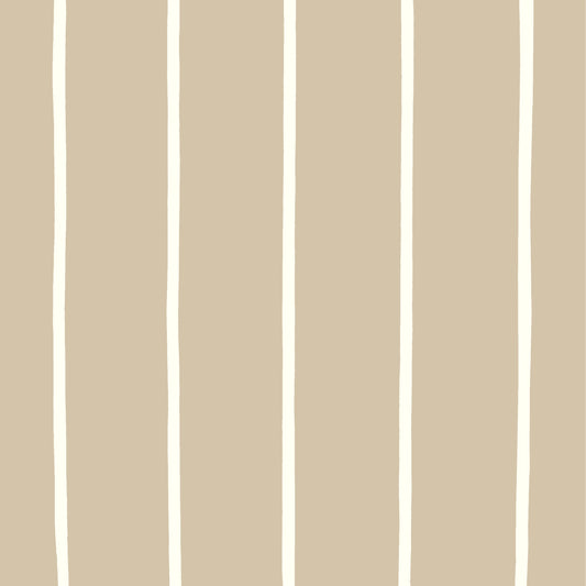 Siesta Walls - Striped - Cream & Taupe